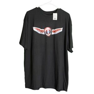 The Falcon Winter Soldier Black‎ T Shirt Men's XL